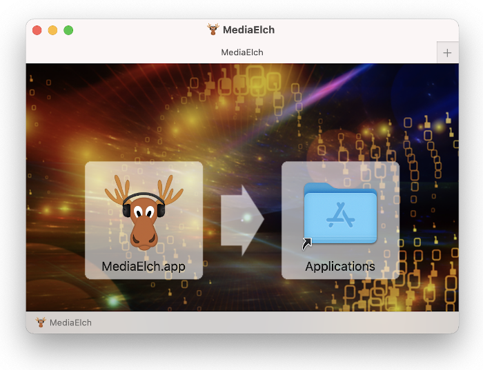 Drag&Drop MediaElch into the Applications folder